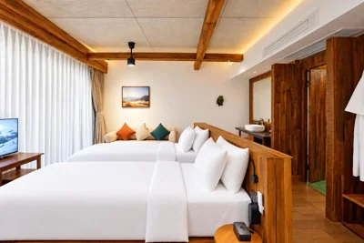 Superior-Doppel- oder Zweibettzimmer (ohne Fenster) — Nexus House Retreat Xuan Thuy - Near Thao Dien Metro & Landmark 81